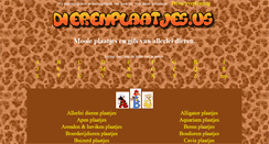 Desktop Screenshot of dierenplaatjes.us