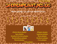 Tablet Screenshot of dierenplaatjes.us